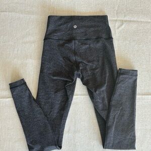 Lululemon wunder under heathered herringbone leggings size 4